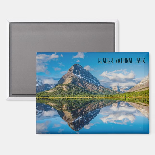 Glacier National Park Magnet (Vorderseite/Rückseite)