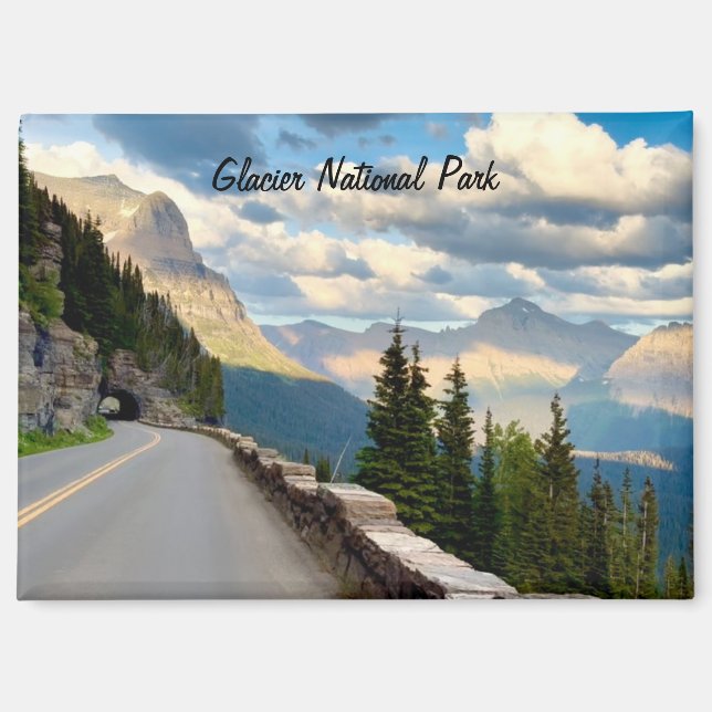 Glacier National Park Magnet (Vorderseite)