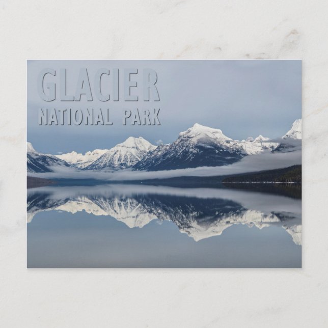 Glacier National Park McDonald Montana Postkarte (Vorderseite)
