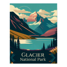 Glacier National Park Moderne Design