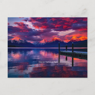 Glacier National Park, Montana Postkarte