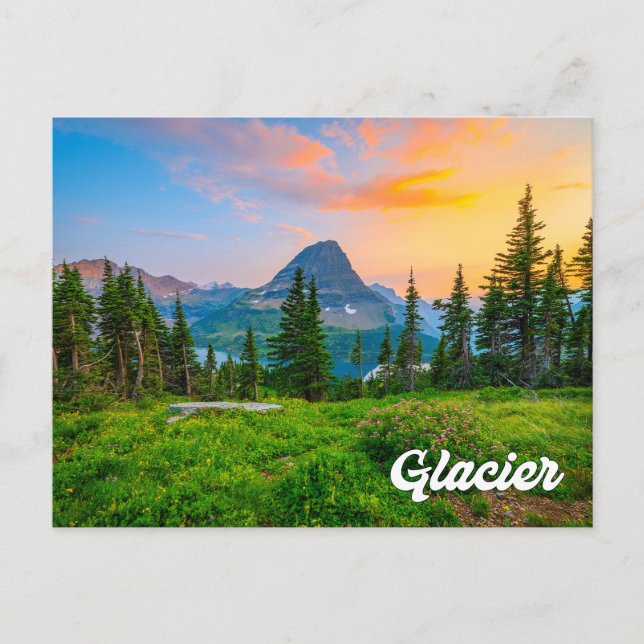 Glacier National Park, Montana, United States Postkarte (Vorderseite)