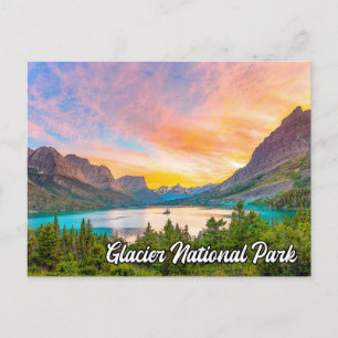 Glacier National Park, Montana, USA Postkarte