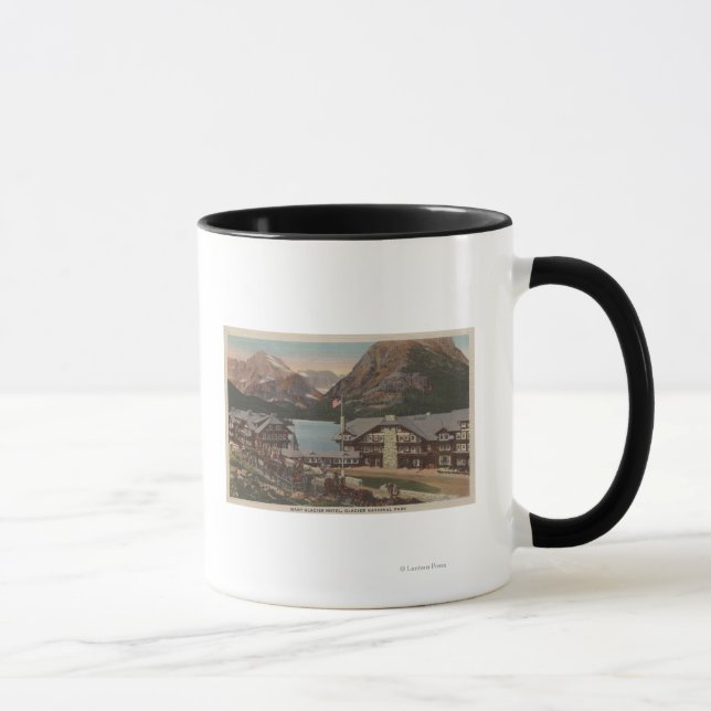 Glacier National Park, MT - Many Glacier Hotel Tasse (Rechts)