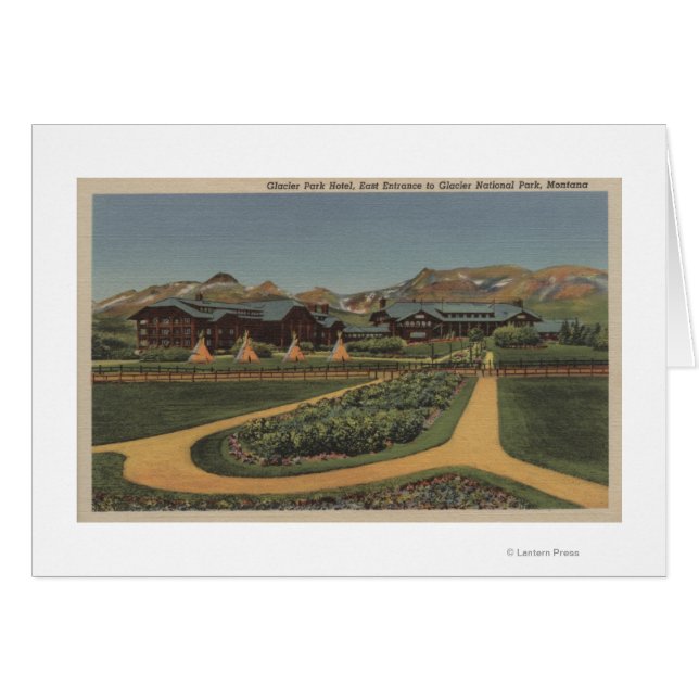 Glacier National Park, MT - Park Hotel East (Vorderseite (Horizontal))
