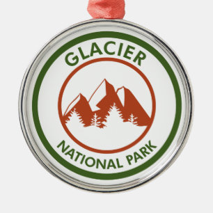 Glacier National Park Ornament Aus Metall