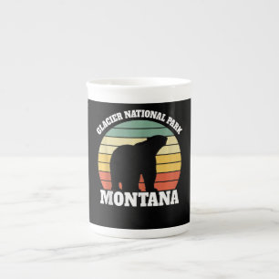 Glacier National Park Polar Bear Lover Prozellantasse
