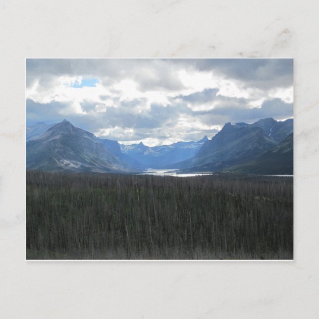 Glacier National Park Postkarte (Vorderseite)