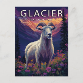 Glacier National Park Postkarte