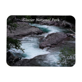 Glacier National Park Stream Foto Magnet