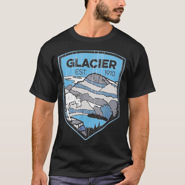 Glacier National Park T-Shirt (Vorderseite)