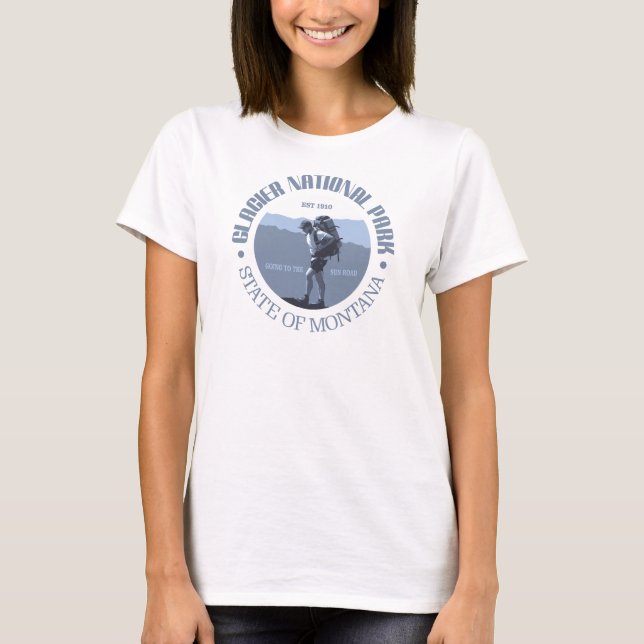 Glacier National Park T-Shirt (Vorderseite)