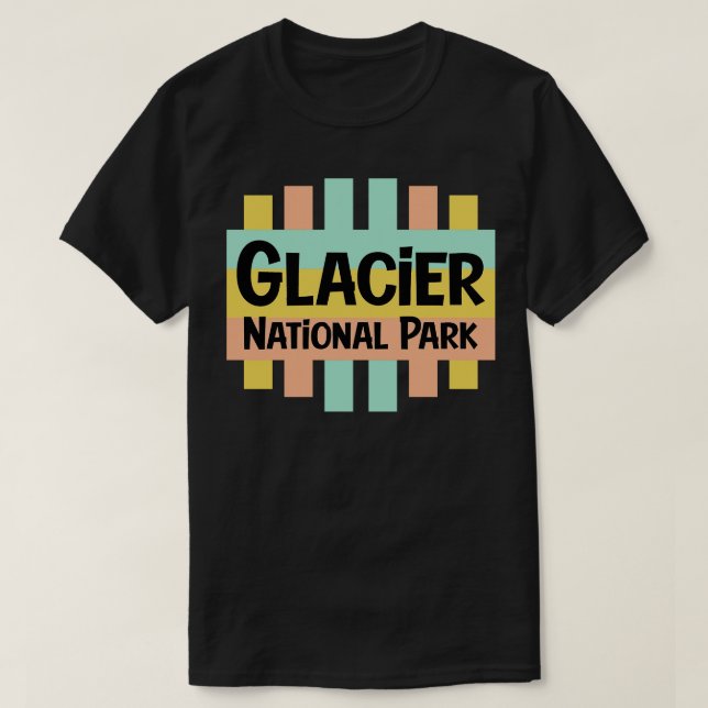 Glacier National Park T-Shirt (Design vorne)