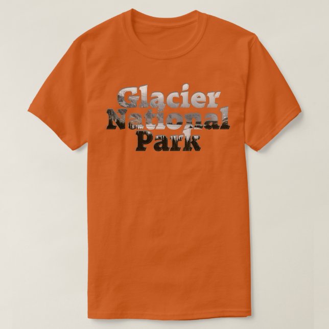 Glacier National Park T-Shirt (Design vorne)