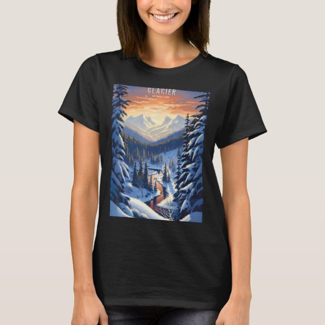 Glacier National Park T-Shirt (Vorderseite)