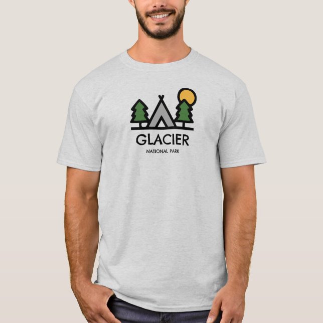 Glacier National Park T-Shirt (Vorderseite)