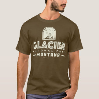 Glacier National Park Tan T-Shirt