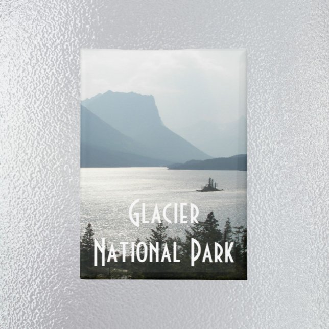 Glacier National Park Travel Foto Magnet (In Situ Fridge)