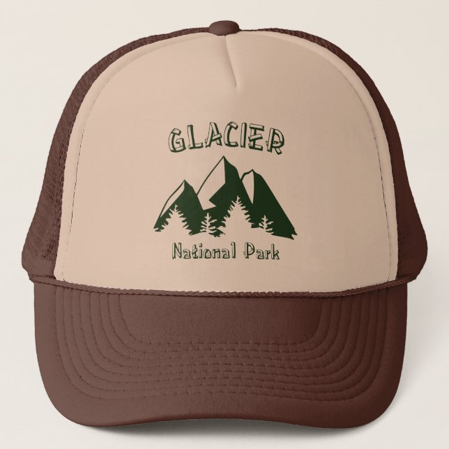 Glacier National Park Truckerkappe (Vorderseite)