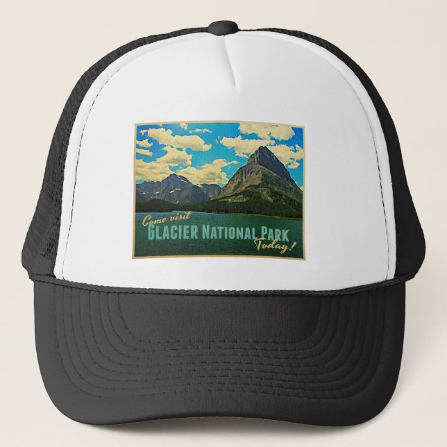 Glacier National Park Truckerkappe (Vorderseite)