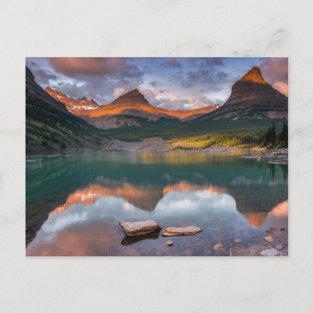 Glacier National Park USA Postcard (Gletscher 6) Postkarte (Vorderseite)