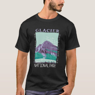 Glacier National Park Verwahren Montana-See T-Shirt