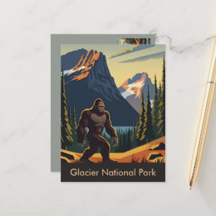 Glacier National Park WPA Postkarte