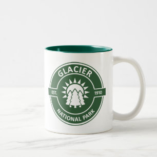 Glacier National Park Zweifarbige Tasse
