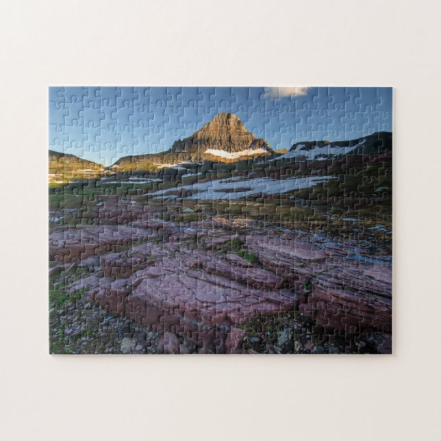 Glacier Nationalpark-Berge Puzzle (Horizontal)