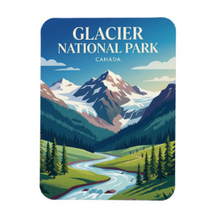 Glacier-Nationalpark, British Columbia Kanada Magnet