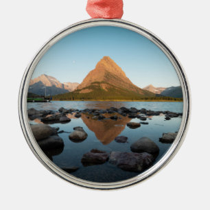 Glacier Nationalpark des Mountainsee-  Ornament Aus Metall