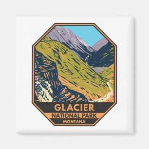 Glacier-Nationalpark Going-to-the-Sun-Straße Magnet