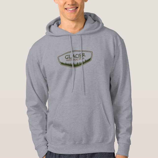 Glacier Nationalpark Hoodie (Vorderseite)