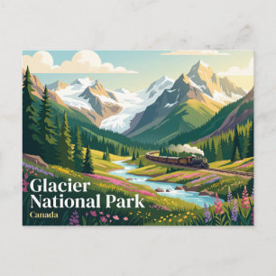 Glacier-Nationalpark Kanada Postkarte
