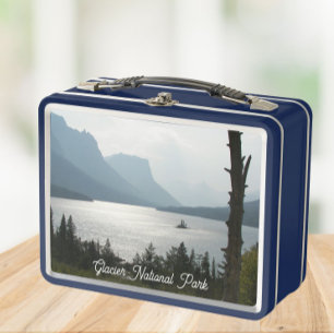 Glacier Nationalpark Landschaft Metall Brotdose