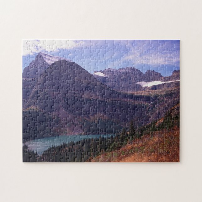 Glacier Nationalpark-Landschaft Puzzle (Horizontal)