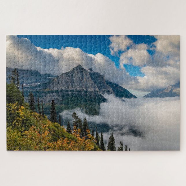 Glacier Nationalpark Landschaft Puzzle (Horizontal)