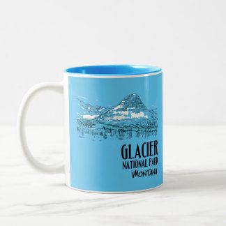 Glacier Nationalpark Locarno Zweifarbige Tasse