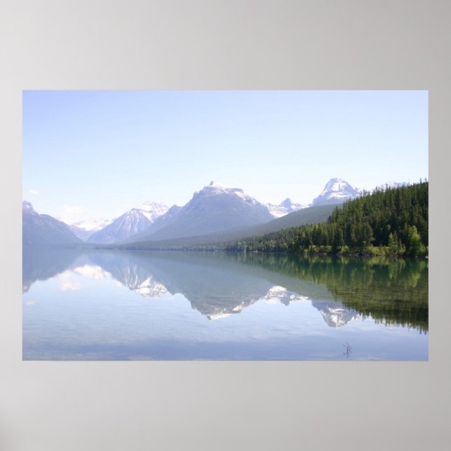 Glacier Nationalpark McDonald Reflections Poster (Vorne)