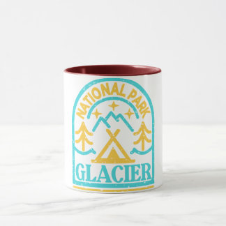 Glacier Nationalpark Monoline Tasse