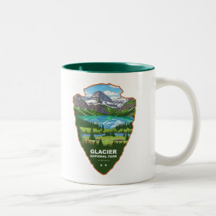 Glacier-Nationalpark Montana Arrowhead Zweifarbige Tasse