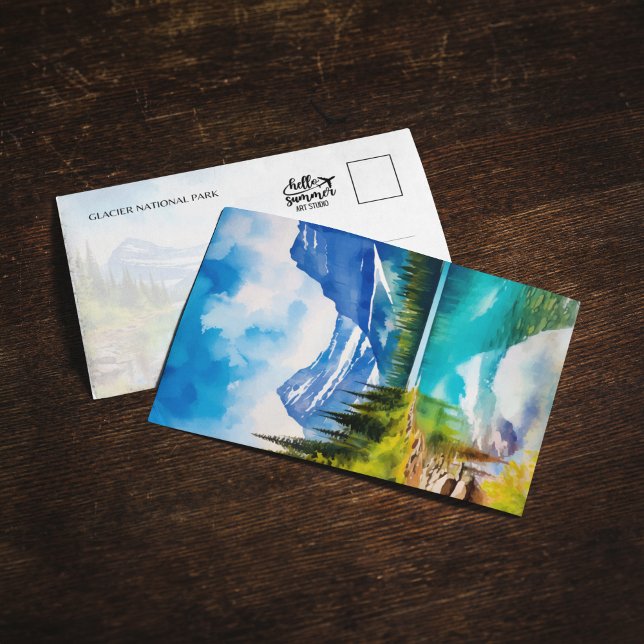Glacier Nationalpark Montana Einladung (Von Creator hochgeladen)