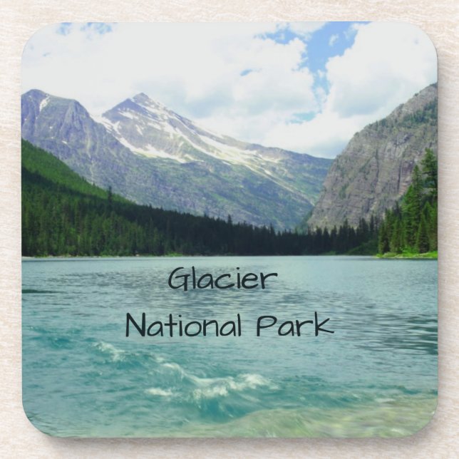 Glacier Nationalpark Montana Getränkeuntersetzer (Vorderseite)