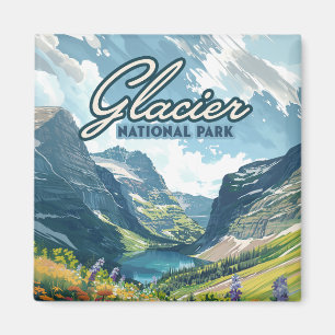 Glacier Nationalpark Montana Magnet