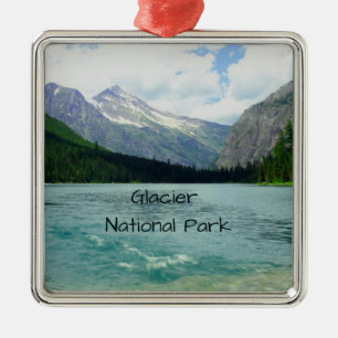 Glacier Nationalpark Montana Ornament Aus Metall