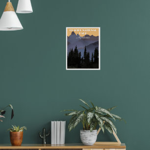 Glacier-Nationalpark, Montana, Poster