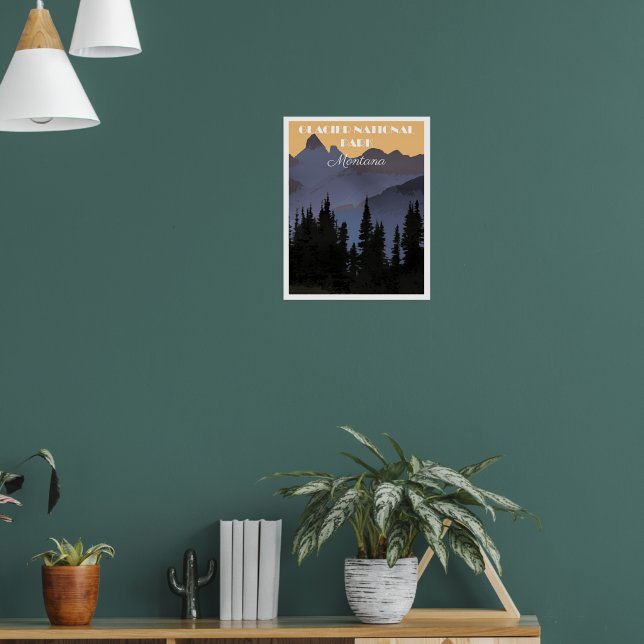 Glacier-Nationalpark, Montana, Poster (Wohnzimmer 1)