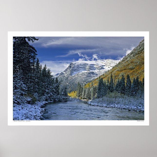 Glacier Nationalpark - Montana Poster (Vorne)