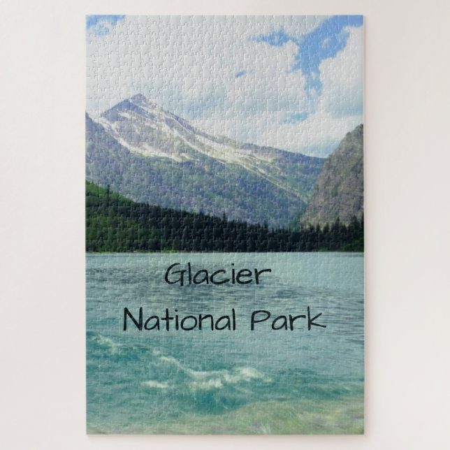 Glacier Nationalpark Montana Puzzle (Vertikal)