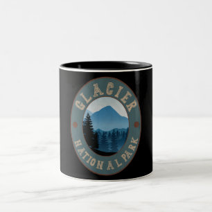 Glacier Nationalpark Montana Usa Gebirge Geschenke Zweifarbige Tasse